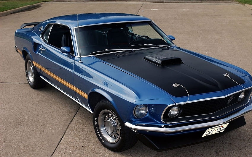 Classic Ford Muscle Cars Vintage Cars Muscle Cars Ford Mustang Mach HD ...