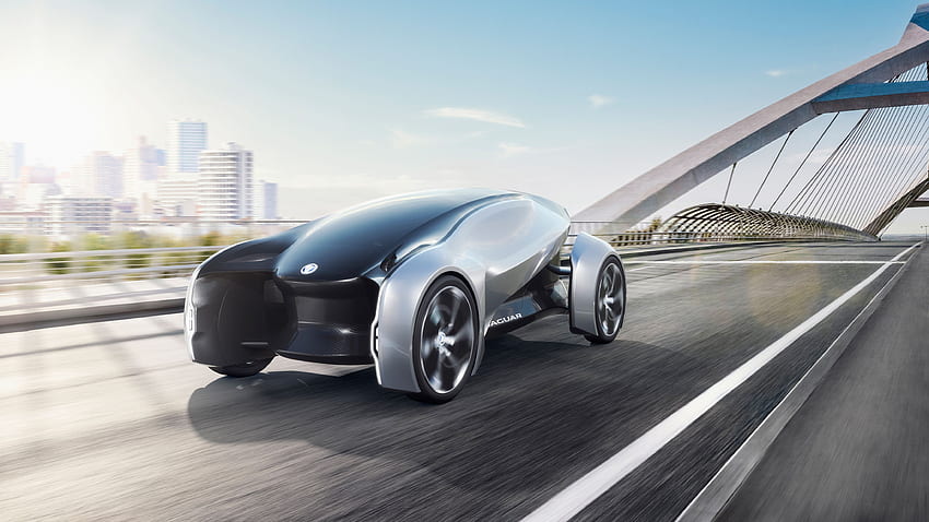 Jaguar Future Type Concept. Кола, бъдеща земя HD тапет
