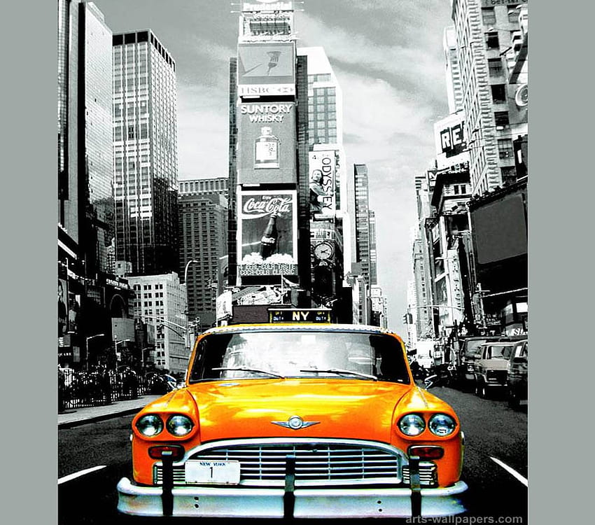 new york cab, New York Taxi HD wallpaper