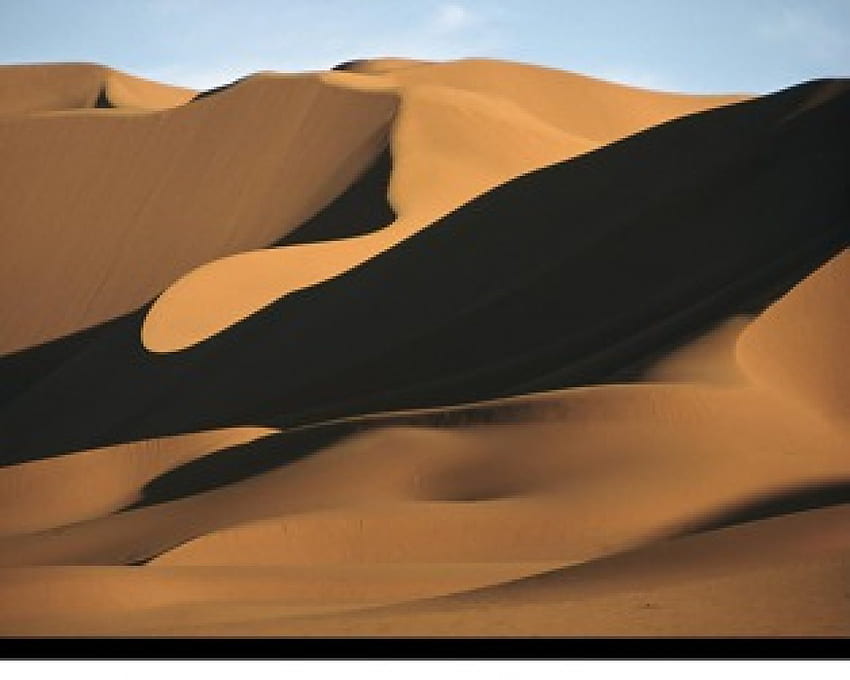 Пустинни пясъчни дюни, пустиня, пясък, подвижни, пясъци HD тапет