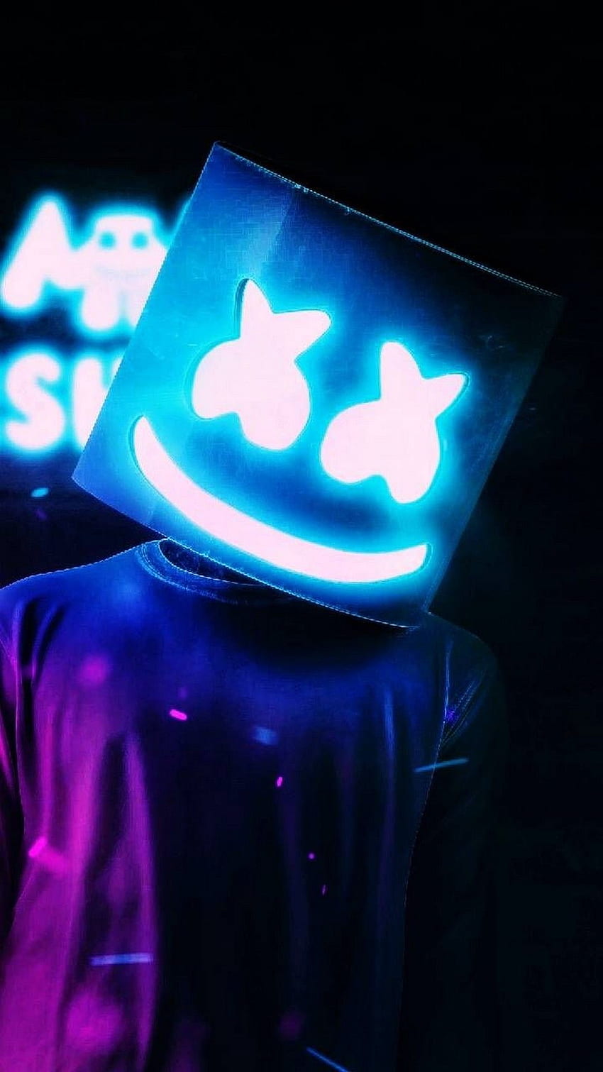 Marshmello iPhone 7 . Walker , Cellphone, 3D Marshmallow HD phone ...