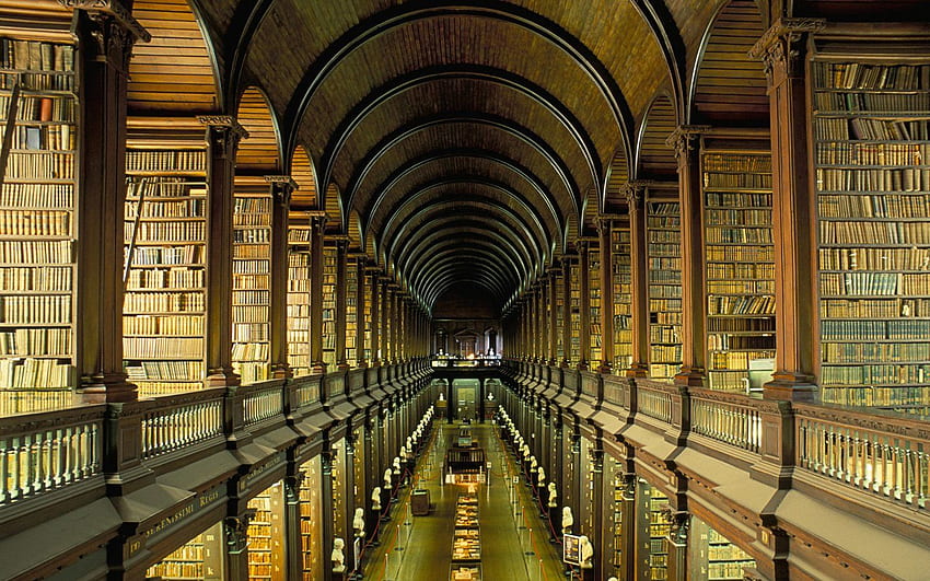 Trinity College Dublin, the old library 14885 - City HD wallpaper