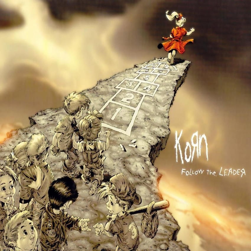 Korn (Следвайте лидера). Korn, обложки на албуми, обложки на албуми HD тапет за телефон