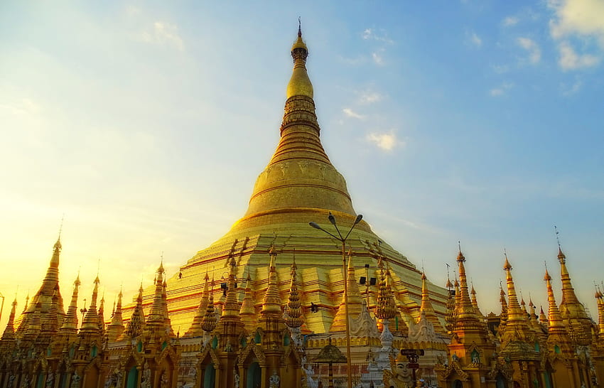 Pagoda Shwedagon - Semua Latar Belakang Pagoda Shwedagon Unggul, Kuil Myanmar Wallpaper HD