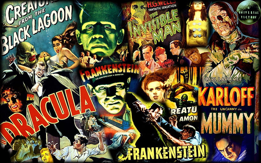 Poster di film classici, poster di vecchi film Sfondo HD