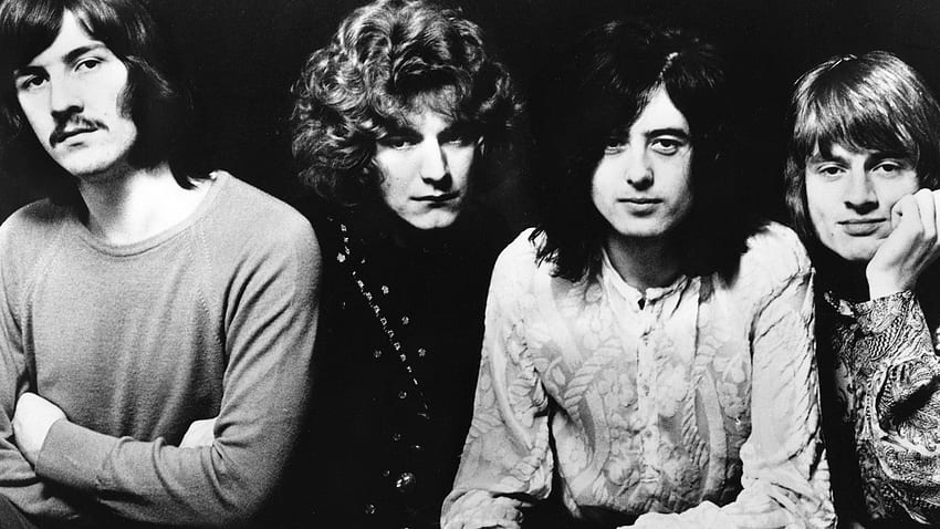 Jimmy Page, John Bonham, John Paul Jones, Led Zeppelin, Robert Plant & Background • 21635 • Wallur HD wallpaper