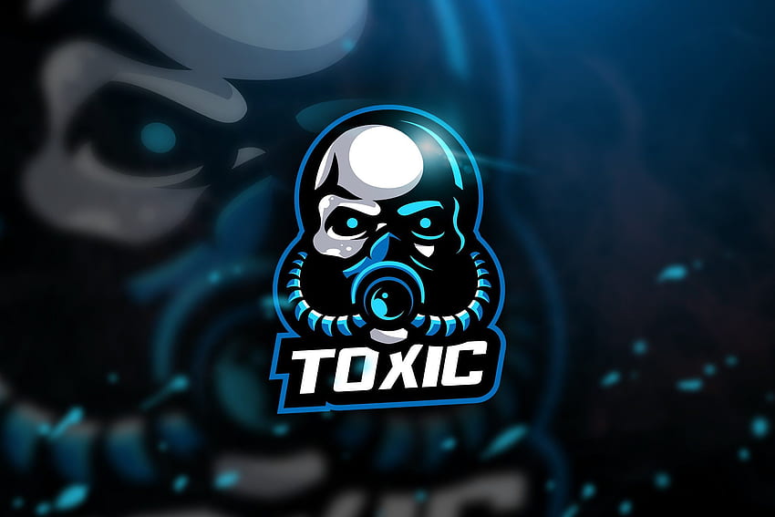 Ide masker gas beracun. desain logo game, logo game, logo esports, Toxic Gaming Wallpaper HD