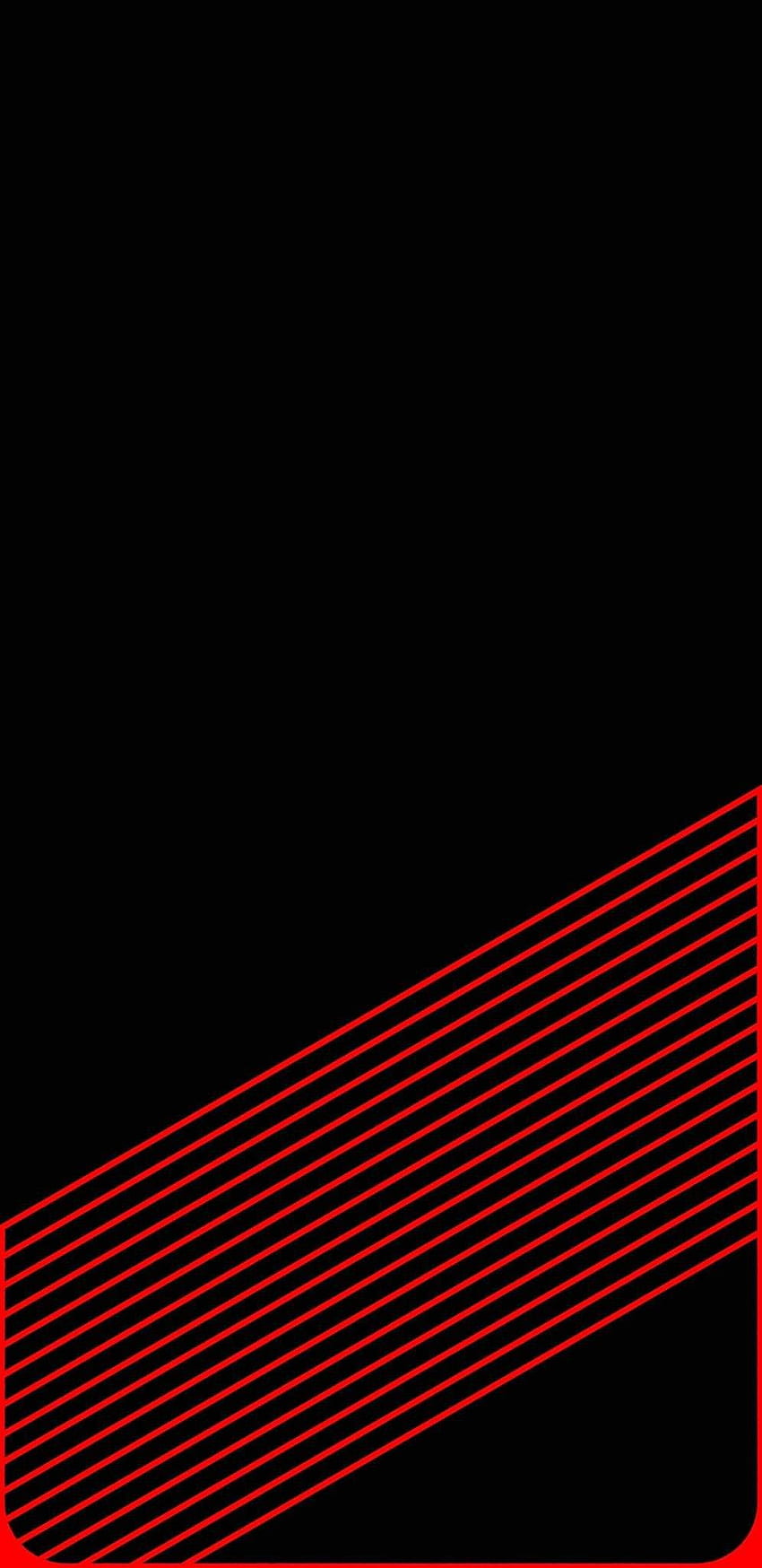 레드, 블랙, 라인, 패턴, 병렬, iPhone - Red And Black Amoled - - HD 전화 배경 화면
