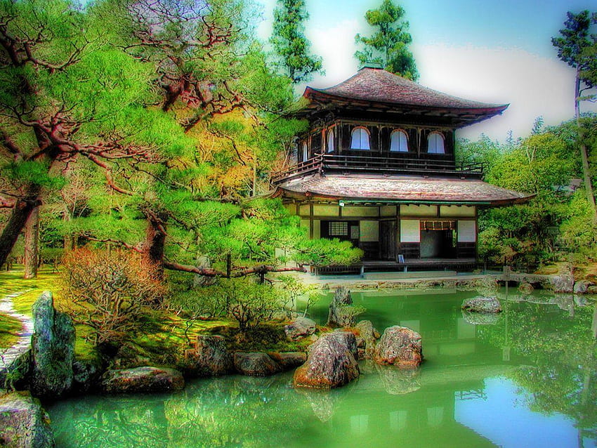 Japanese Scenery, Japanese Countryside HD wallpaper