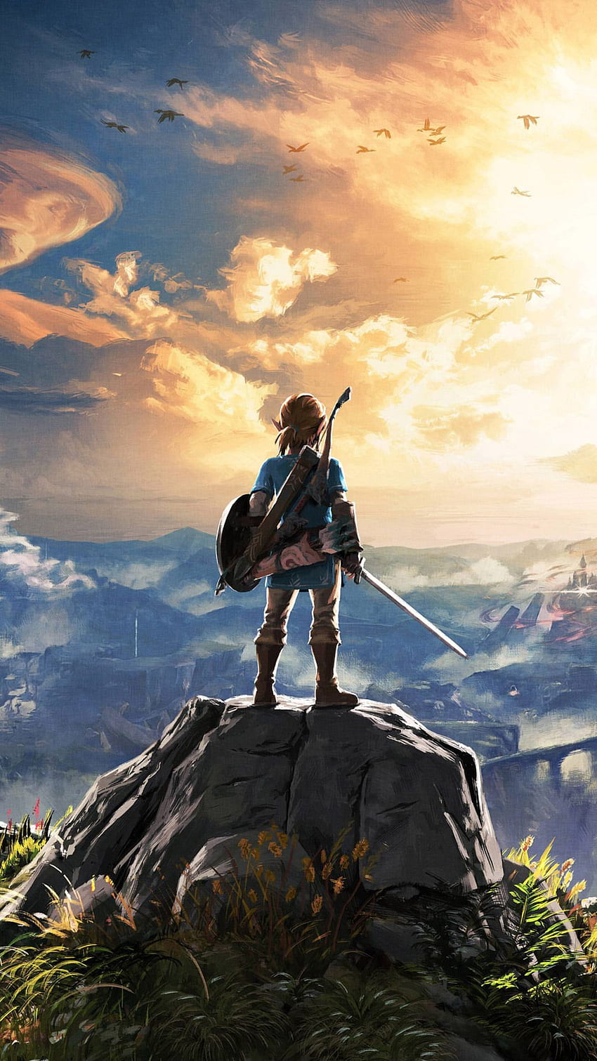Legend of Zelda: Breath of the Wild iPhone, Princess Zelda BOTW HD тапет за телефон