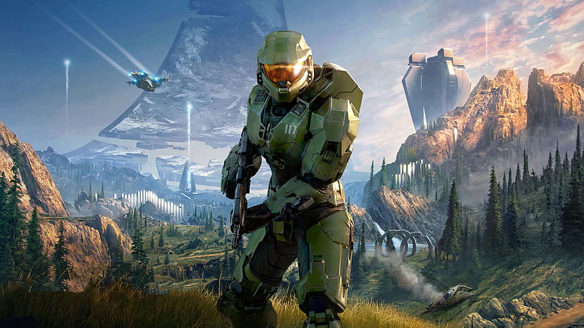 Halo Infinite, armure, soldat, jeu 2020 Fond d'écran HD