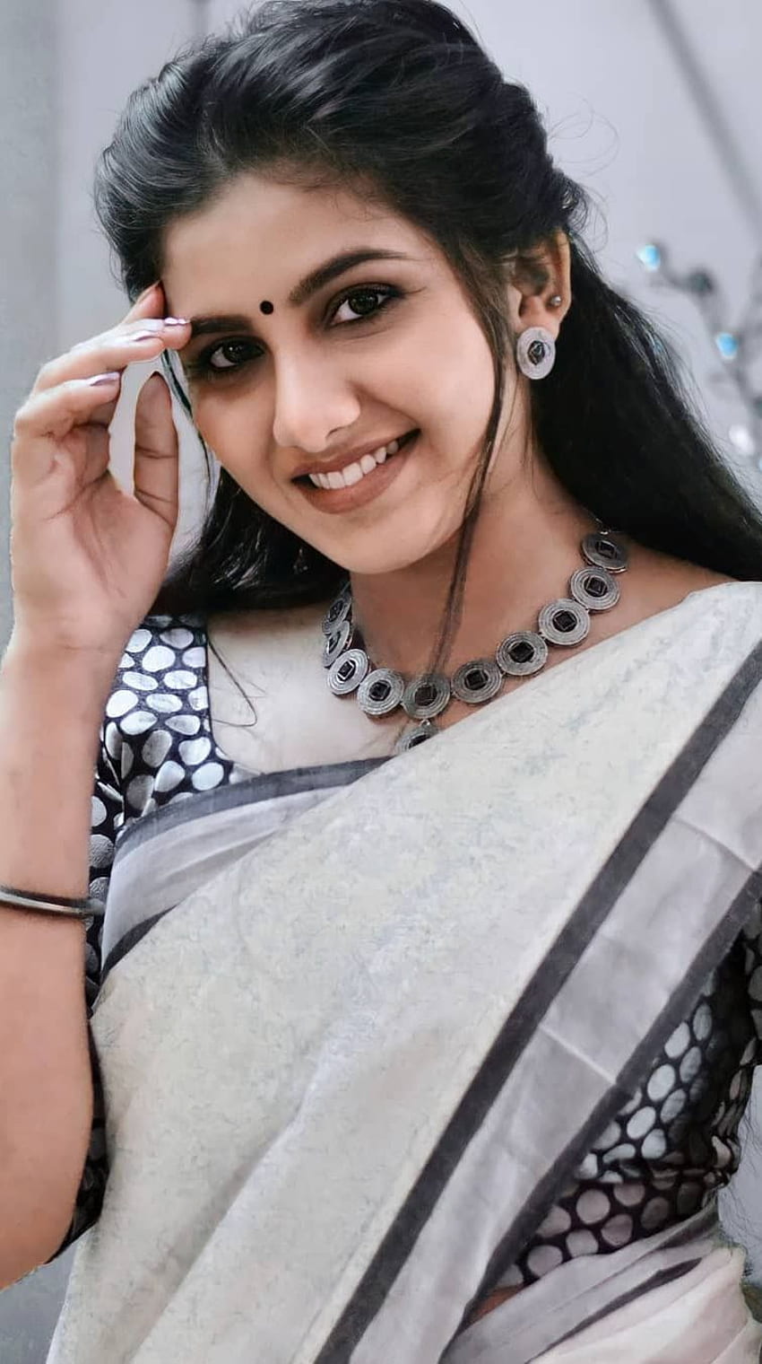 Maneesha Mahesh, mallu teyze, aktris HD telefon duvar kağıdı