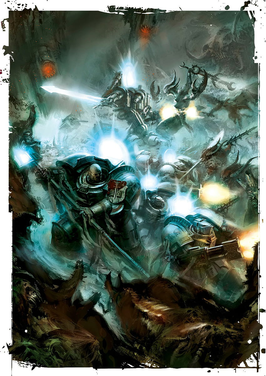 40k & 30k Imperial . Warhammer art, Grey knights HD phone wallpaper