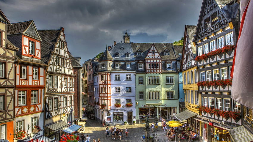 Other: German Cityscape Houses Buildings Germany Architecture Cool, German Scenery HD wallpaper