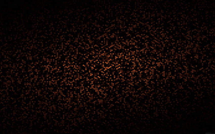 para, portátil. padrão de pontos preto e laranja abstrato papel de parede HD
