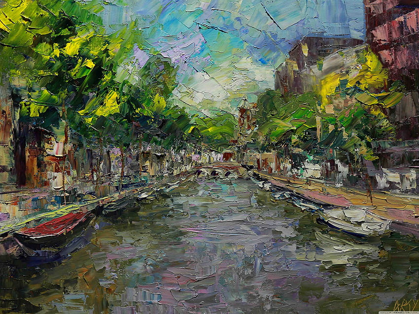 Amsterdam Painting ❤ for Ultra TV, Renoir Paintings for HD wallpaper