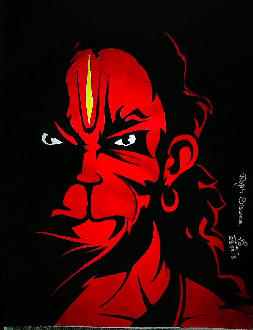 Hanuman, Arte Hanuman fondo de pantalla del teléfono
