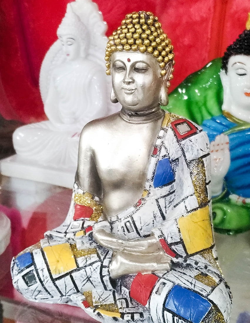 주 부처님 - 부처님은 명상으로 표현 HD 전화 배경 화면