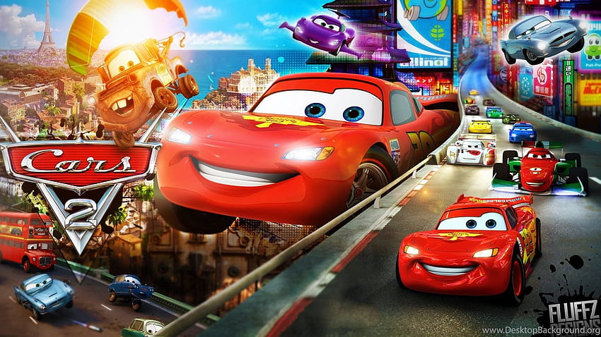 de la película Cars Disney 3D, Carros Disney fondo de pantalla