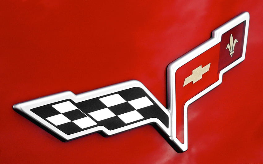 Corvette-Logo, General Motors-Logo HD-Hintergrundbild