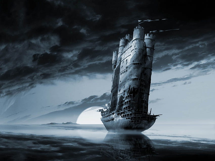Ghost Ship 2 Background - Neo Surrealism George Grie HD wallpaper | Pxfuel