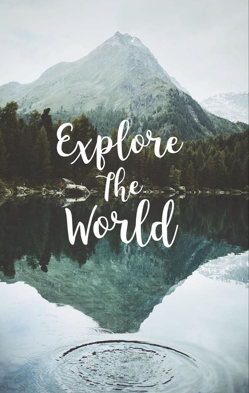 Travel the world quotes, Adventure Quote wallpaper ponsel HD