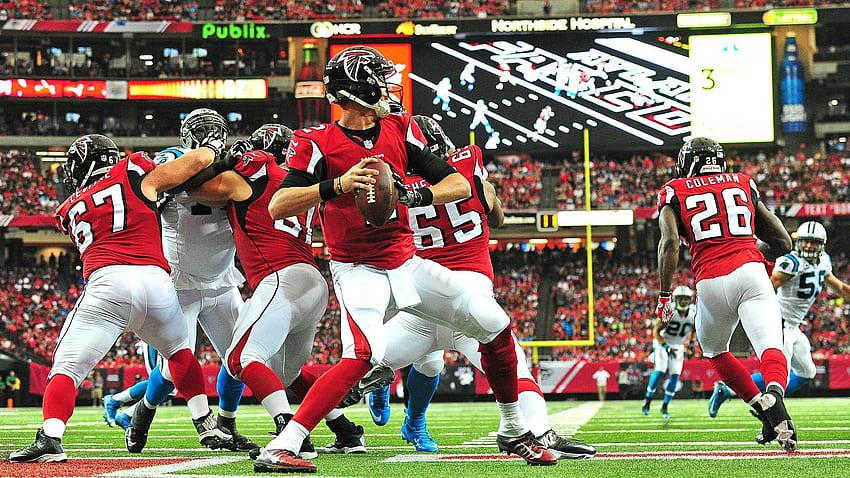 Matt Ryan, Julio Jones decimate Panthers in blowout HD wallpaper