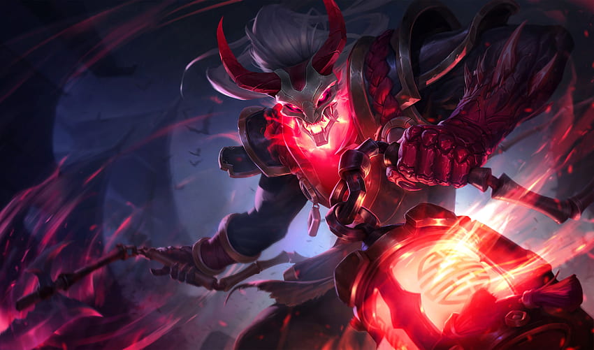 Blood Moon Thresh, Mmon Red HD wallpaper | Pxfuel