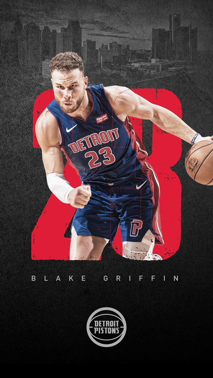 Detroit Pistons — Nowy wygląd twojego, Blake Griffin Pistons Tapeta na telefon HD