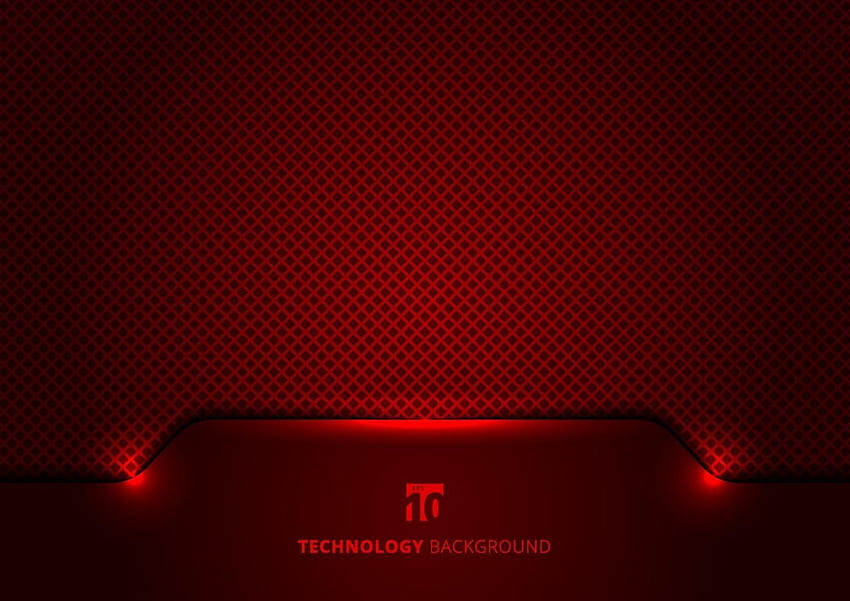 Template technology concept geometric header red and black grid background and texture. 2008602 Vector Art at Vecteezy HD wallpaper