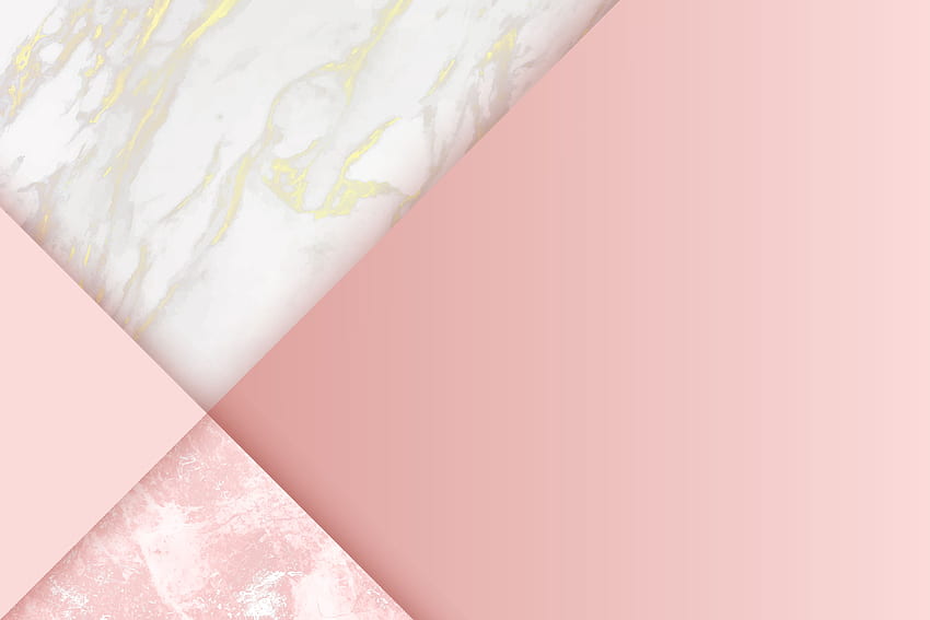 Latar belakang pink feminin. Warna, Desain, Latar belakang, Girly Geometric Wallpaper HD