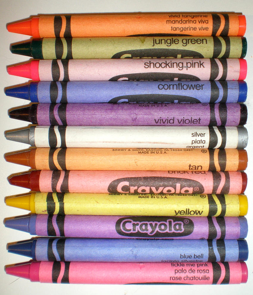 Crayola Crayon Colors, Colorful Crayola Crayon HD phone wallpaper