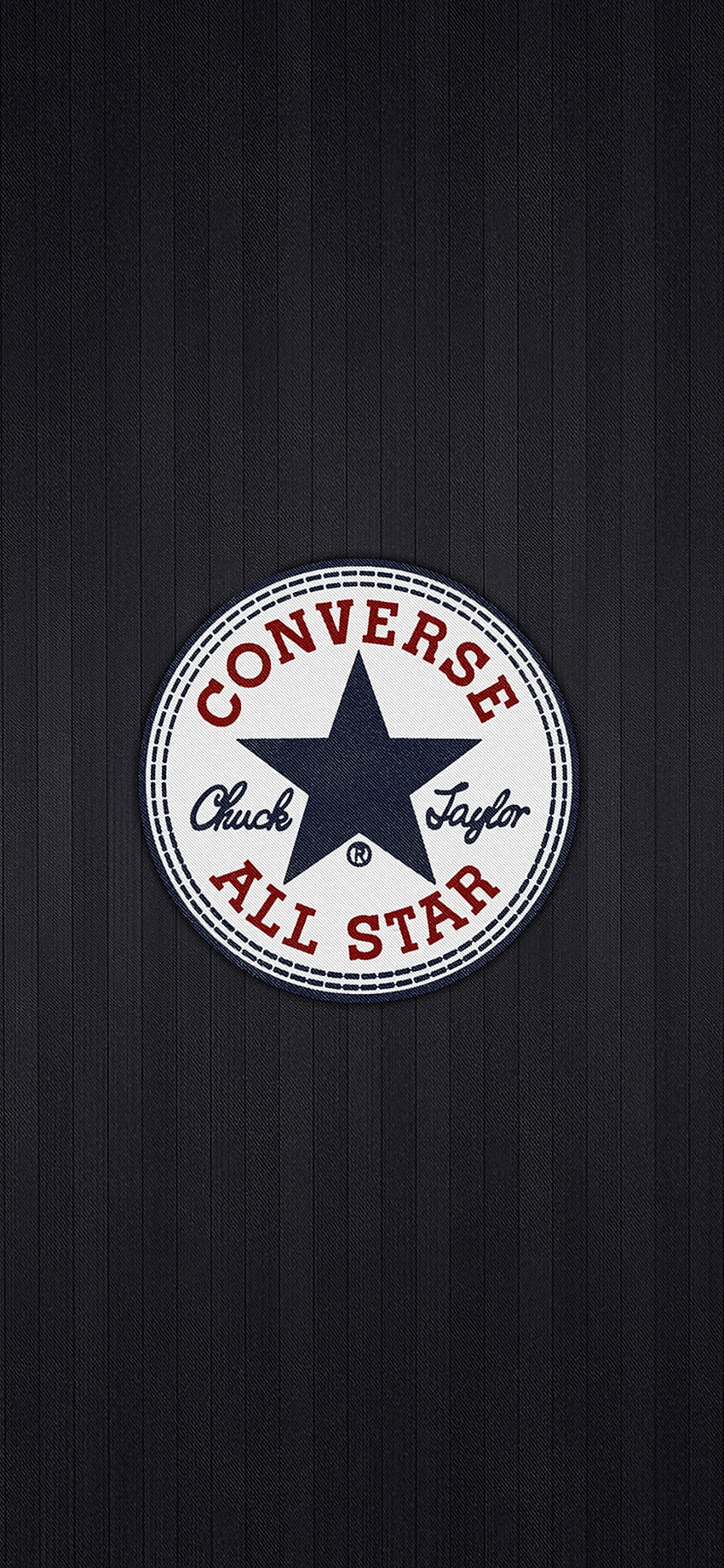 Logotipo de Converse Allstar, arte abstracto de Converse fondo de pantalla del teléfono