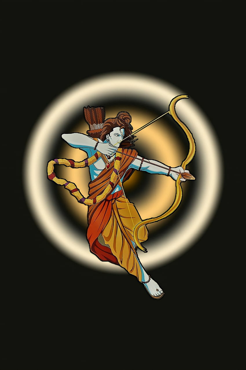 Shri Ram, symbol, art HD phone wallpaper | Pxfuel