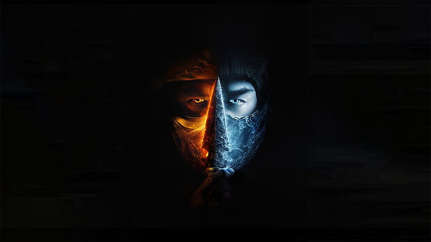 Mortal Kombat, film 2021, starcie, logo Tapeta HD
