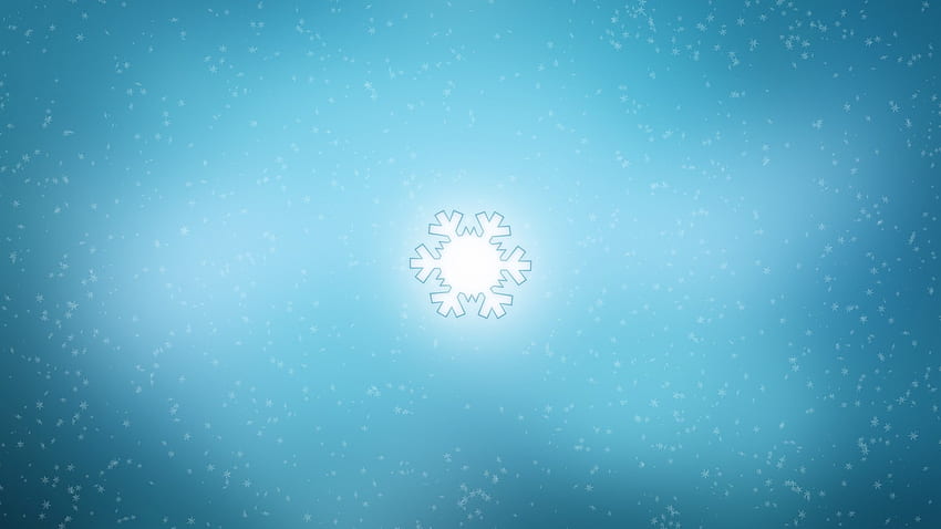 Visualizar floco de neve, plano de fundo, brilhante, azul papel de parede HD
