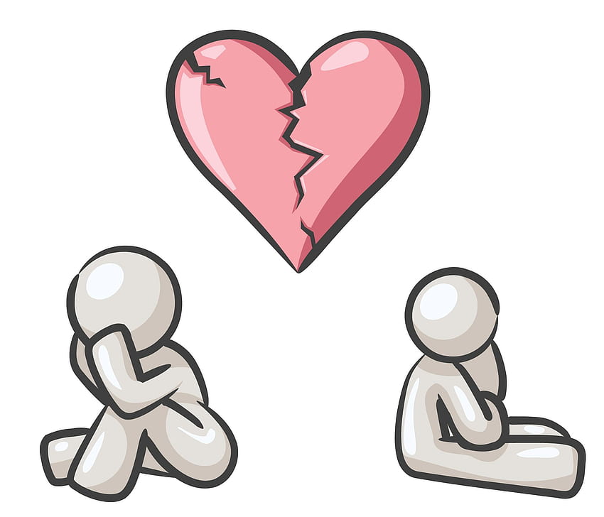 Heartbreak Chain Clipart, Heartbreak Chain Clipart png , ClipArts on Clipart Library, Broken Heart Cartoon HD wallpaper