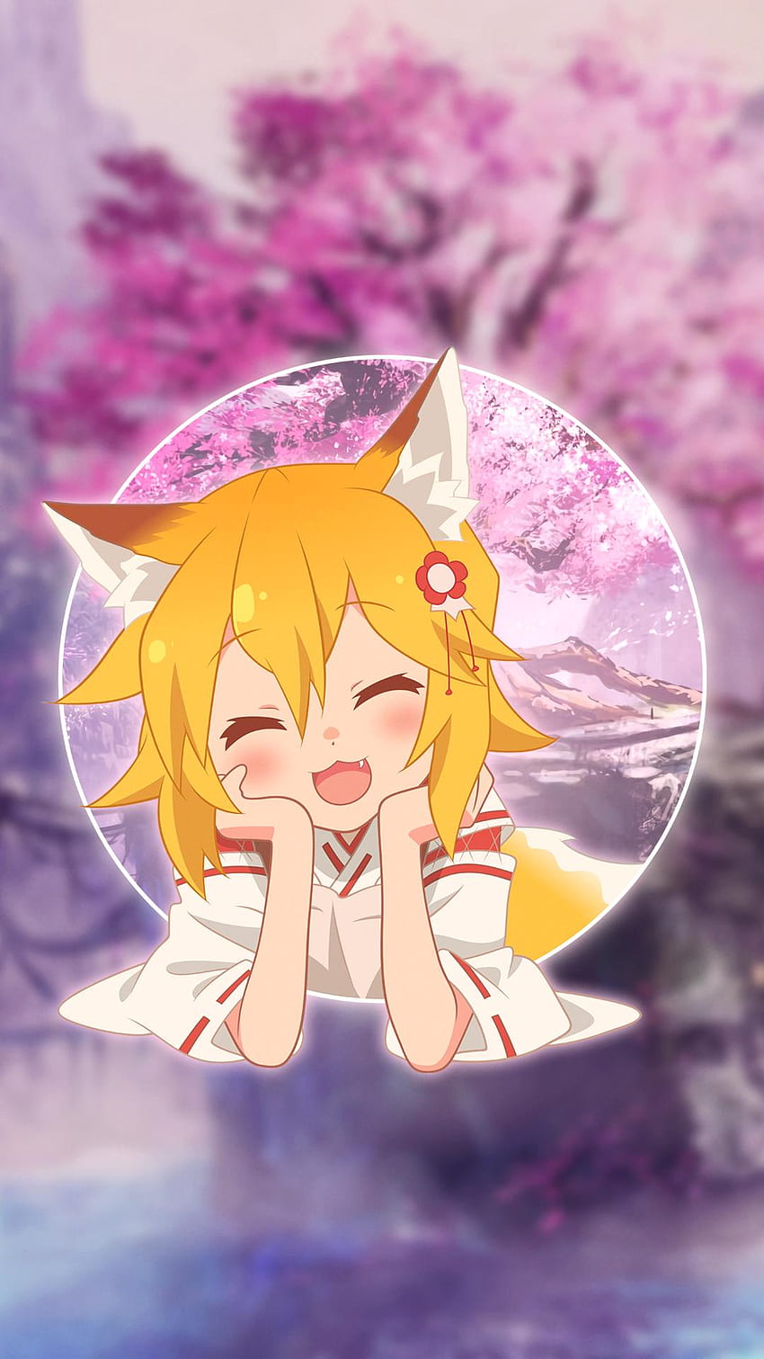 Render In Shape Senko San [The Helpful Fox Senko San]() : Anime HD phone wallpaper