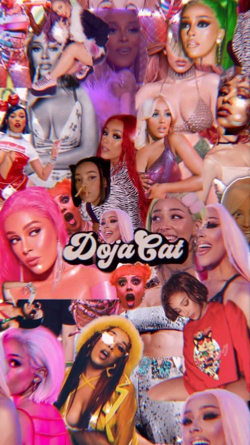 Doja Cat Collage - Awesome, Rapper Collage HD phone wallpaper