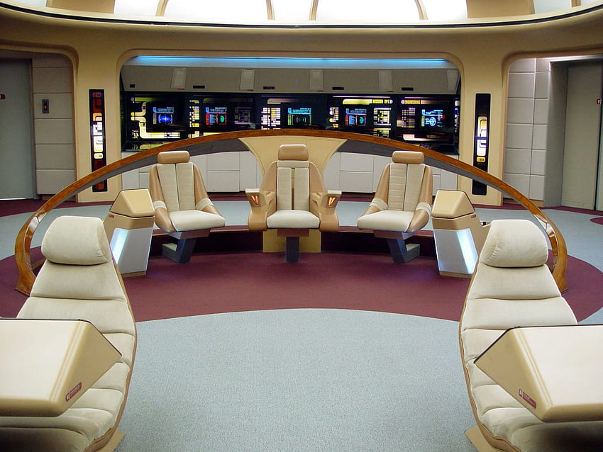 Pont d'entreprise de vaisseau spatial, pont d'entreprise de Star Trek Fond d'écran HD
