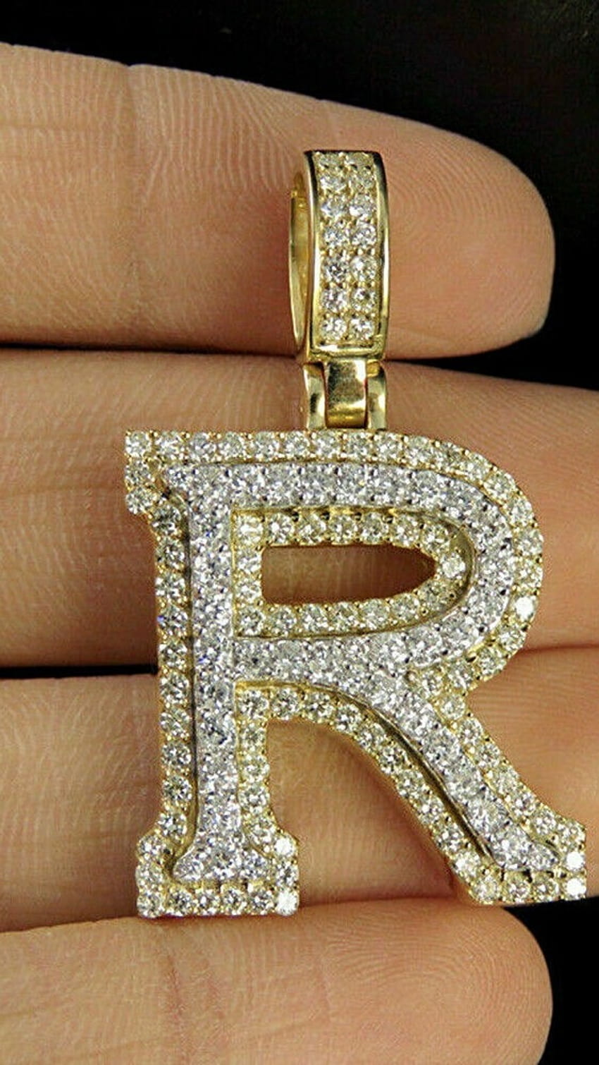 R Letter, Beautiful, Diamond Locket HD phone wallpaper | Pxfuel