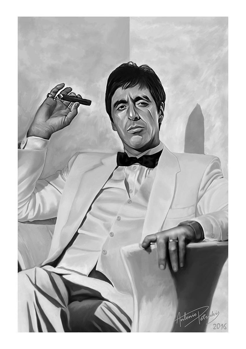 ZHYU Scarface Movie Poster The World Is Your Tony Montana Canvas Art Poster  and Wall Art Picture Print Modern Family bedroom Decor Posters  16x24inch40x60cm  Amazoncouk Home  Kitchen