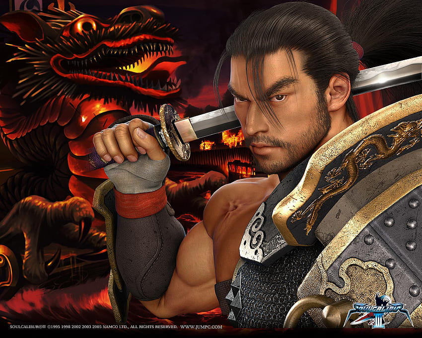 Samurai, sword, player, soul calibur, adventure, action, video game, fighter, , warrior HD wallpaper