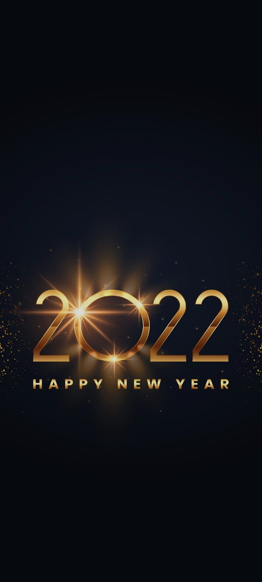 New year 2022 Golden, good vibe, festival, simple, positive, high definition, feast, gold, rock, calm, blue, holidays, joy, royal, fun, new year HD phone wallpaper