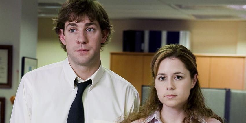 Los dobles de TikTok de Jim y Pam de 'The Office' se vuelven virales, Jim Halpert y Pam Beesly fondo de pantalla
