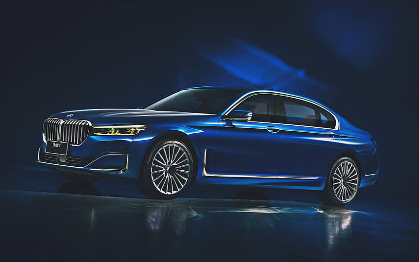 BMW 7-series, , luxury cars, 2021 cars, G11, studio, 2021 BMW 7-series, BMW G11, german cars, BMW HD wallpaper
