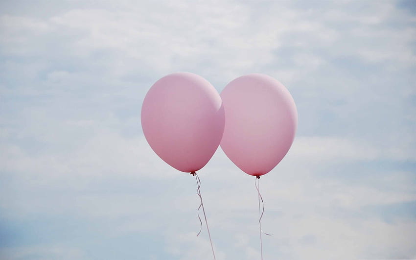 Together Pink balloon MacBook Air HD wallpaper