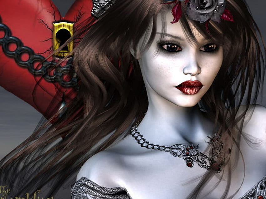 Gothic eye girl, girl, abstract, fantasy, woman HD wallpaper | Pxfuel