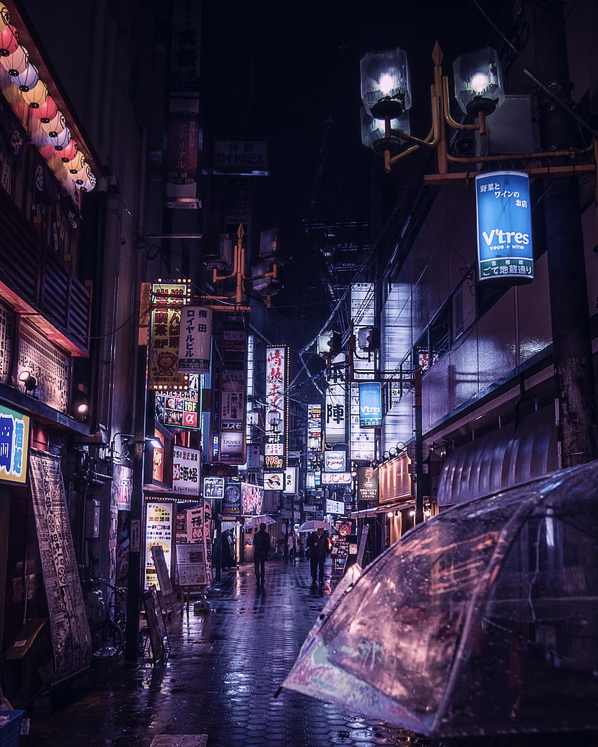 Rainy Japan at Night : AccidentalBladerunner HD phone wallpaper