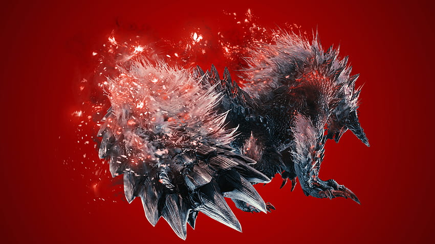 Um Zinogre mais vermelho e raivoso está chegando ao Monster Hunter World: Iceborne, Stygian Zinogre papel de parede HD